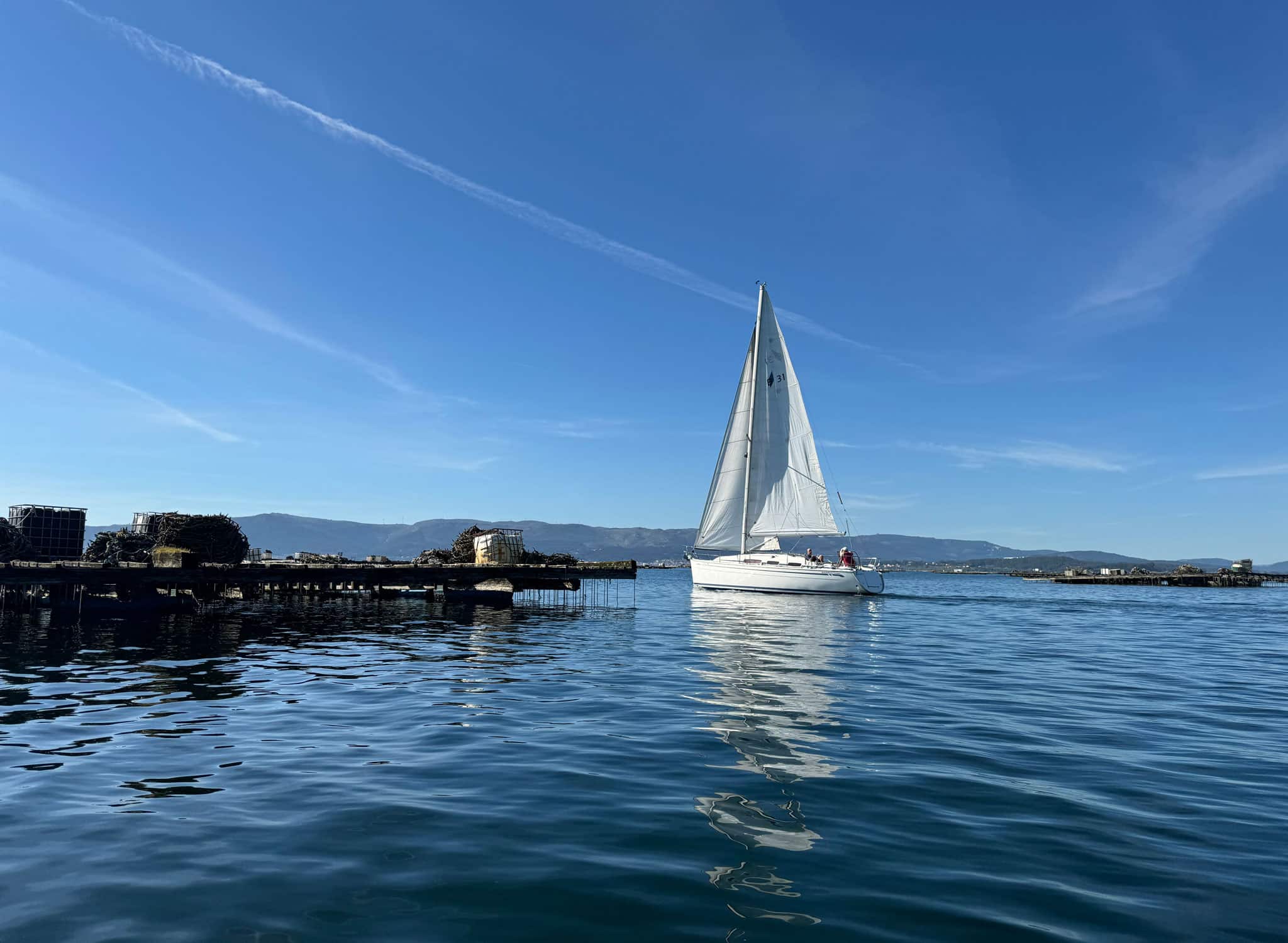 Vista de la Ría de Arousa durante la Ruta Traslatio en la Variante Espiritual